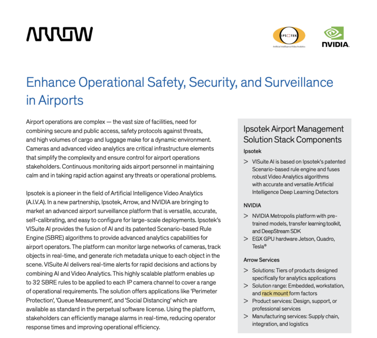 Ipsotek Solution Brief screenshot