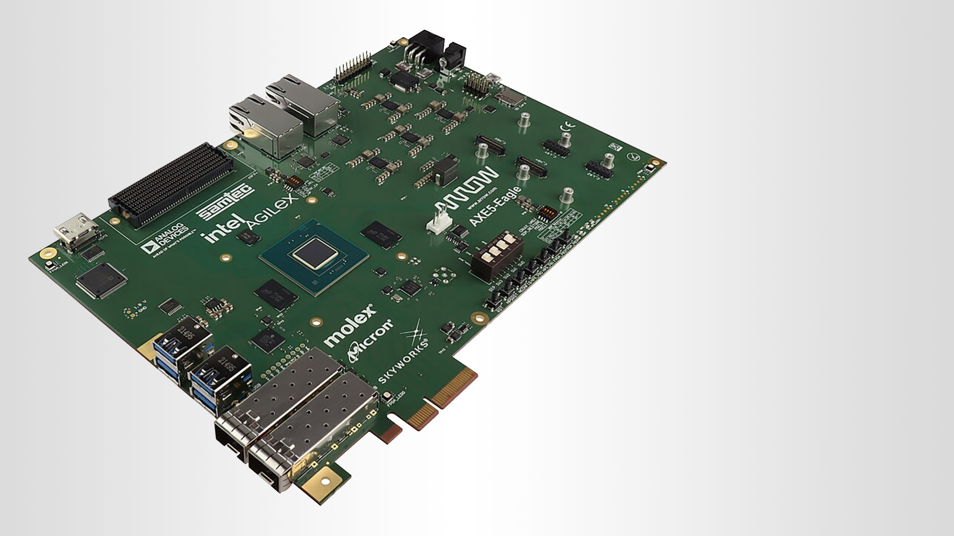 新しいIntel/Arrow AXE5-Eagle FPGA開発キット – Molex 新しいIntel/Arrow AXE5-Eagle FPGA開発キット – Molex