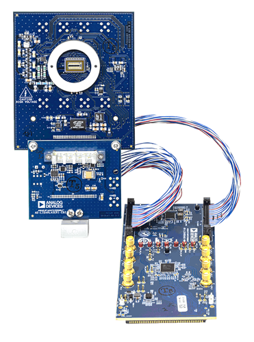 Analog Devices AD-FMCLIDAR1-EBZ LiDAR evaluation board.