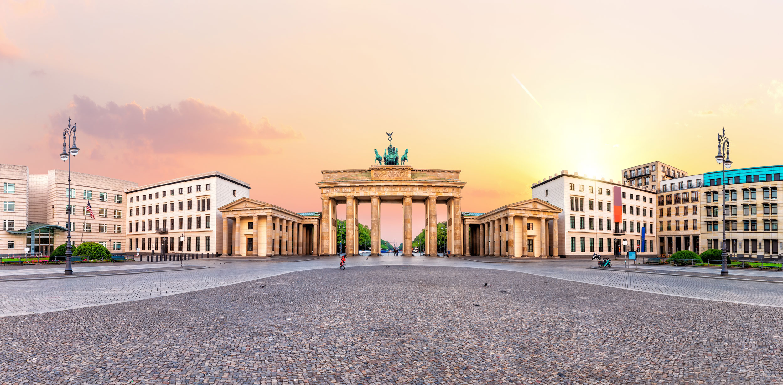 Brandenburg Gate Sunset View Berlin