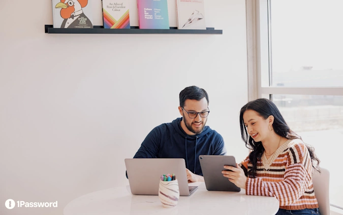 Arrow.1Password Press Business