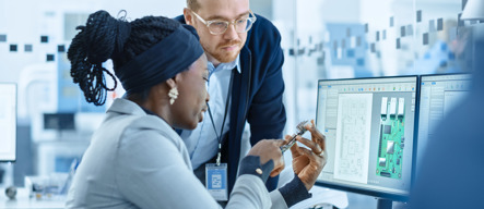 Electrical Engineer Designing PCB